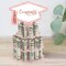 Big Dot of Happiness Rose Gold Grad - DIY Graduation Party Money Holder Gift - Cash Cake